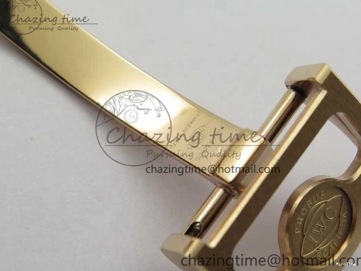 MIROTIME 0223 Premium Portugieser Perpetual Calendar IW503302 RG V9F 1:1 Best Edition Blue Dial on Black Leather Strap A 7098